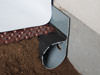 French Drain or Drain Tile system installed in a Tennessee and Kentucky crawl space