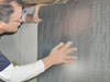 Crawl space insulation installed in Manchester on a dirt floor