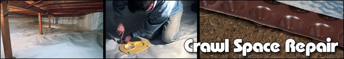 Crawl Space Repair in TN and KY, including Maryville, Johnson City & Knoxville.