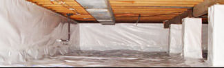 an encapsulated crawl space system in Oak Ridge