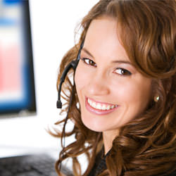 A basement waterproofing customer service specialist in Morristown scheduling an appointment.