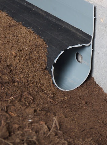 crawl space drain system installed in Lenoir City