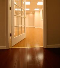 Basement Wood Flooring installed in Crossville, Tennessee and Kentucky