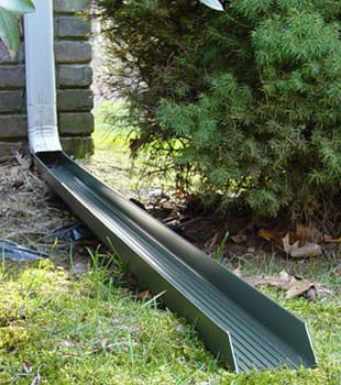 Gutter downspout extension installed in Powell