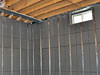 Installation of basement wall insulation in Greater Knoxville, Johnson City, Kingsport