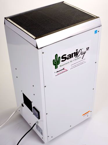 Energy Efficient Bat Dehumidifiers Installed In Knoxville An Installed Crawl E Dehumidifier With A Self Draining Design